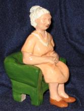 Old Woman Sculpture